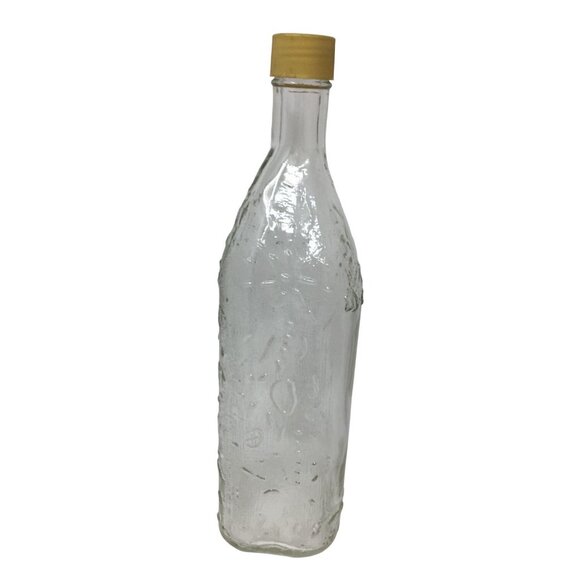 Vintage Thatcher Glass Embossed Bottle with Lid - 12'' tall - Picture 3 of 8